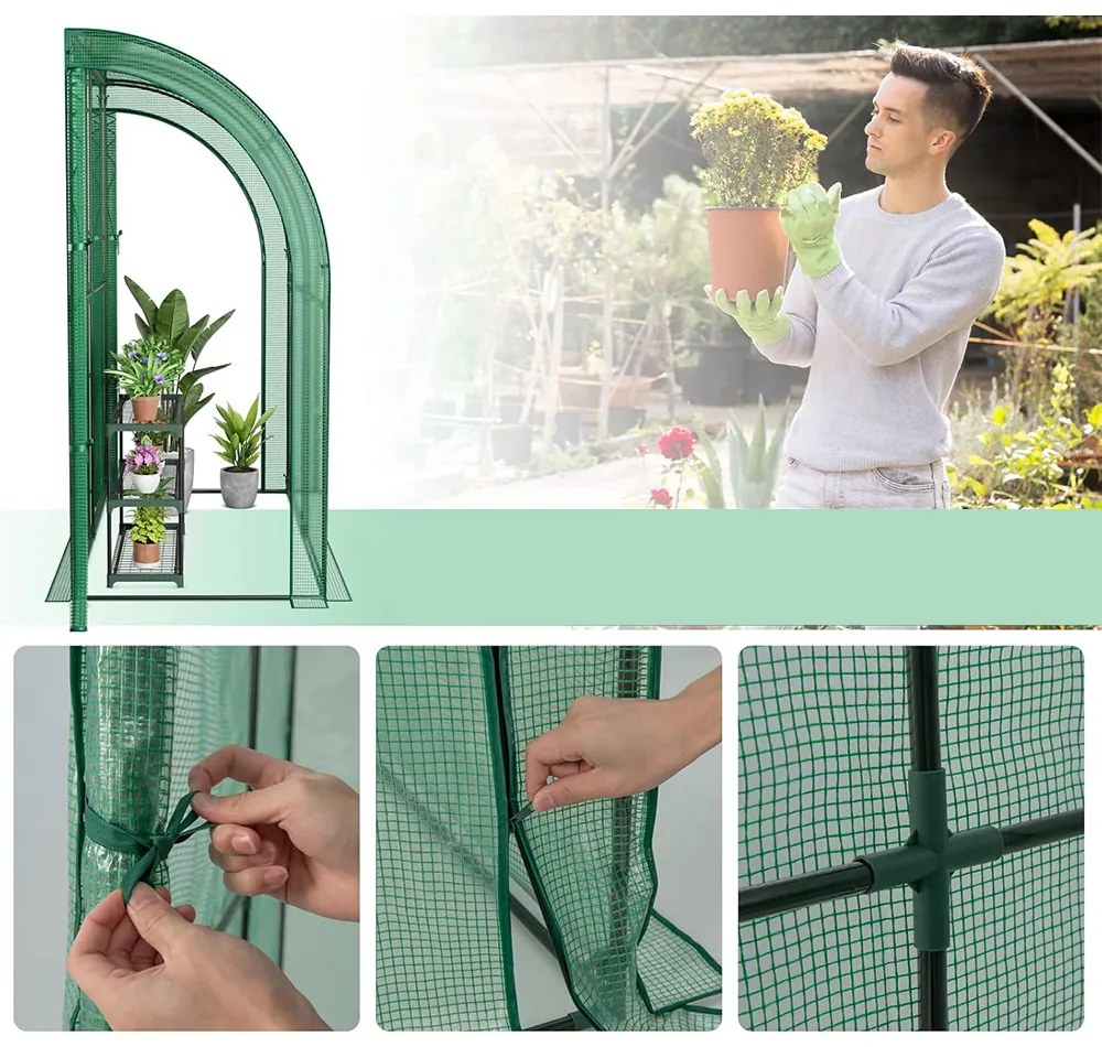 Melegház 197 cm × 97 cm × 204 cm