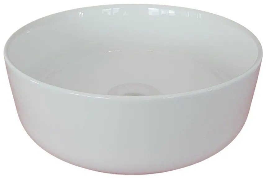 EROS SIMPLE 8 - PULTRA ültethető - Top Counter - porcelán mosdó - 36 x 36 x 13 cm