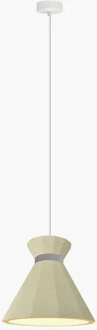 Lumatix Mirzam Függőlámpa Világos Szürke Beton