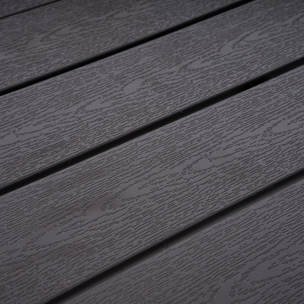 Furnigo Hamburg kerti bútor szett 1+6 - fekete