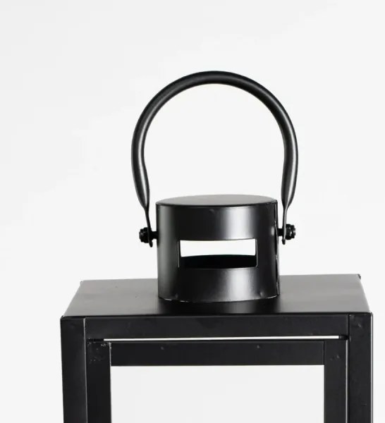 Dekoratív lámpás 38 cm fekete