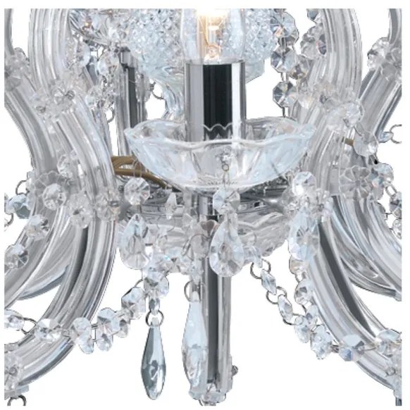 Searchlight 399-8 - Kristály csillár láncon MARIE 8xE14/40W/230V