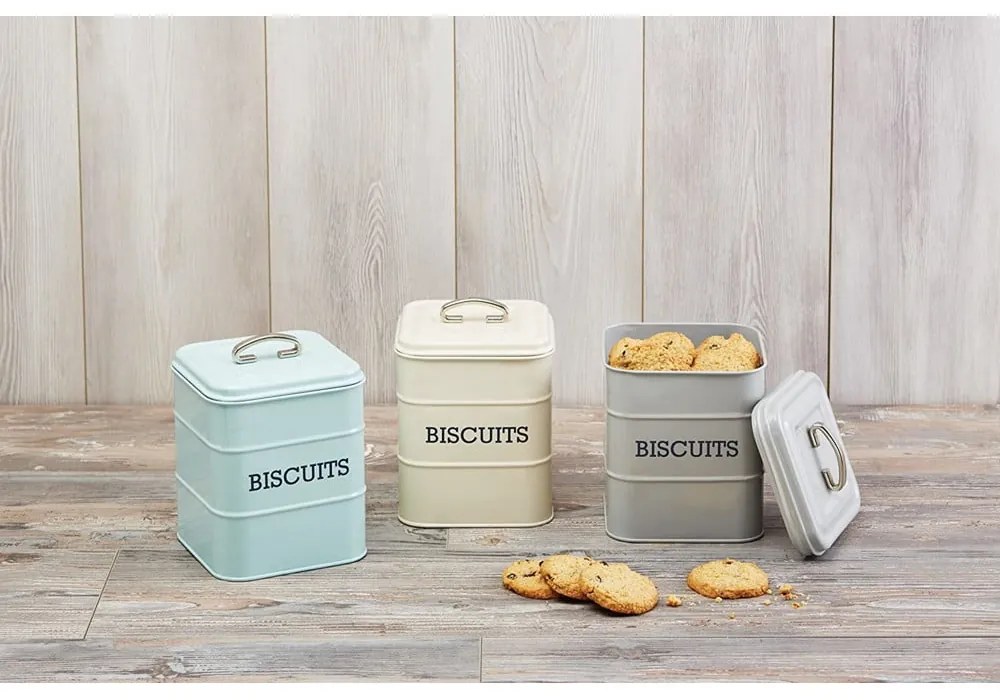 Acél keksztartó doboz Living Nostalgia – Kitchen Craft