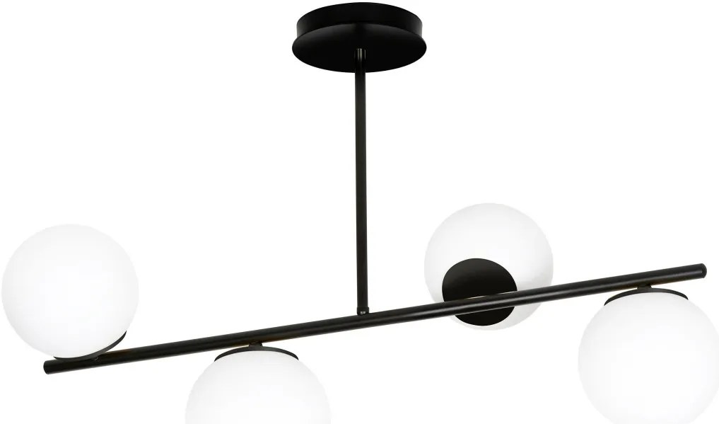 EMIBIG 1020-4 BIOR Loft Mennyezeti Lámpa Fekete E14 IP20