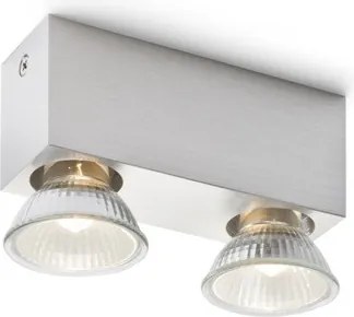 RENDL MARVEL II mennyezeti lámpa alumínium 230V GU10 2x50W