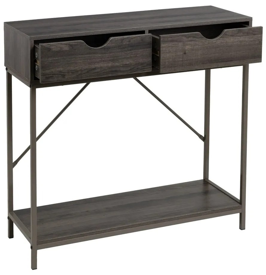 Barna konzolasztal 30x80 cm – Casa Selección