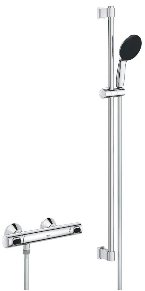 GROHE 34805001 - Termosztátos zuhanycsaptelep PRECISION FLOW DN 15 króm