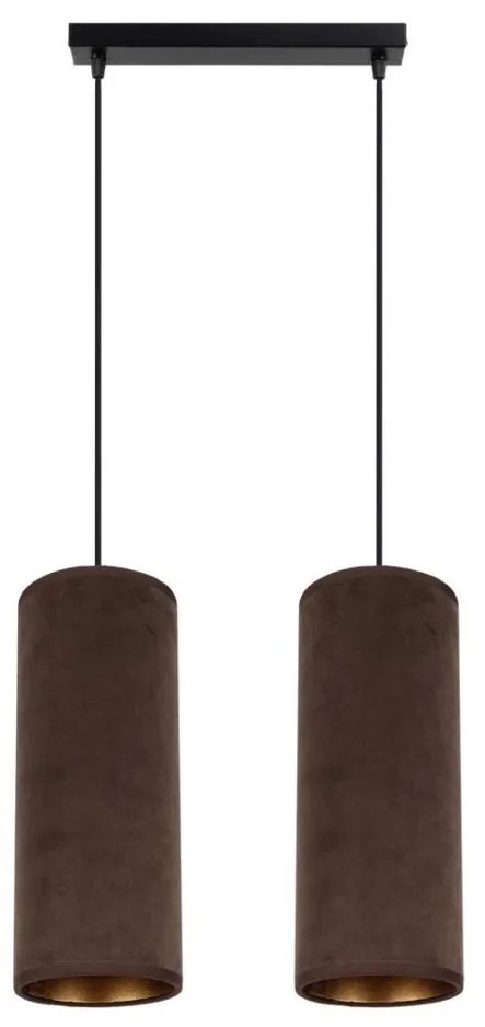 AVALO függeszték 2xE27/60W/230V barna/réz