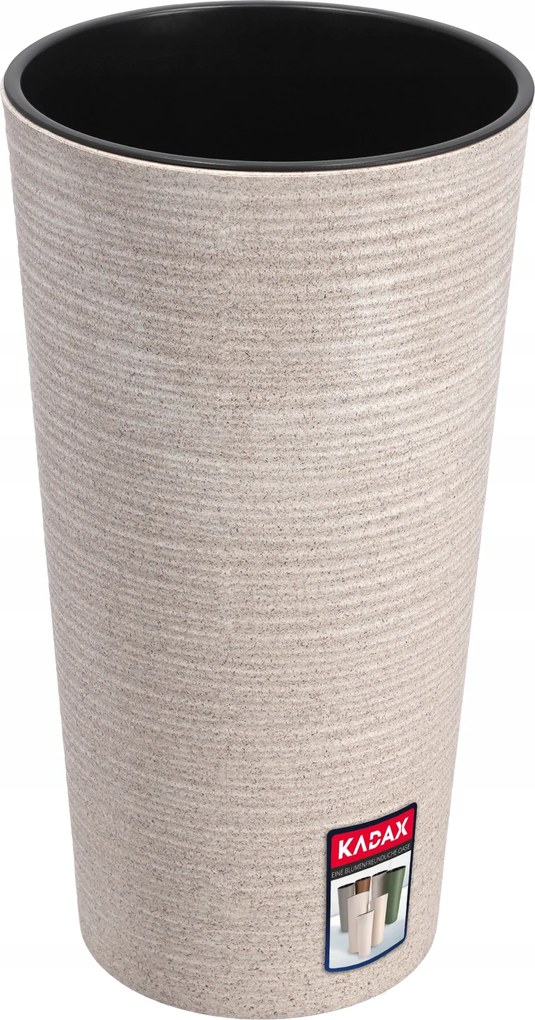 Virágtartó Kaspó Ökológiai Fehér 25cm