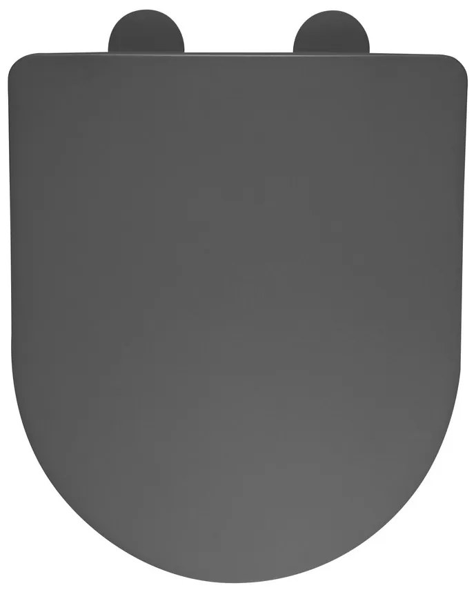 Sapho Sapho, PACO WC-ülőke, SLIM, Soft Close, Easy Take, szürke szőnyeg, PCS1012GR