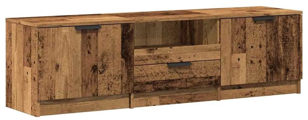 TV szekrény Régi fa 140x35x40 cm Gépelt fa