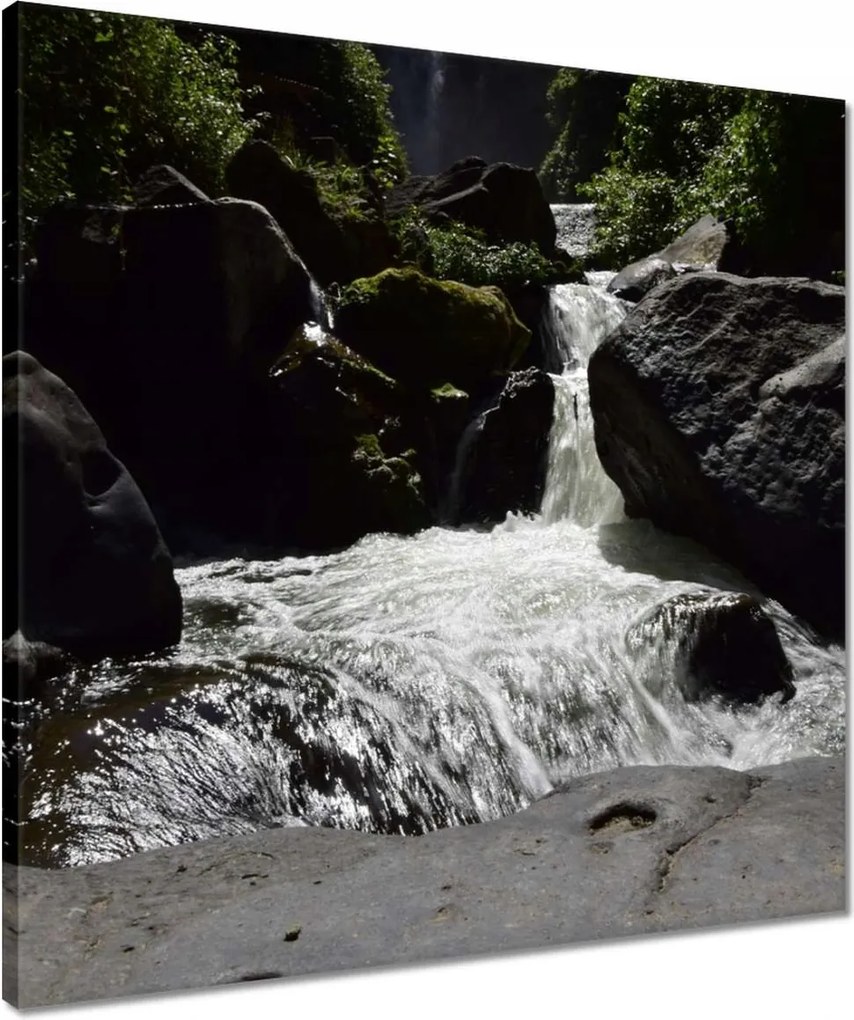 Vászonkép 50x50 Peguche vízesés Ecuador