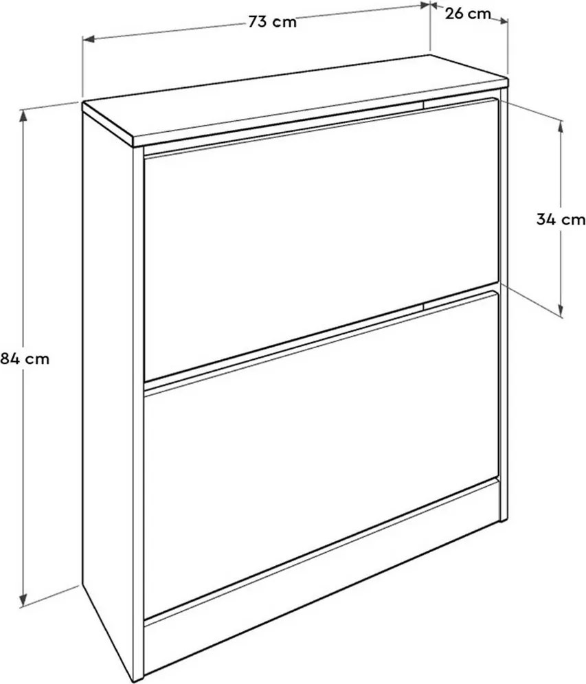 Sven White I cipősszekrény, M
