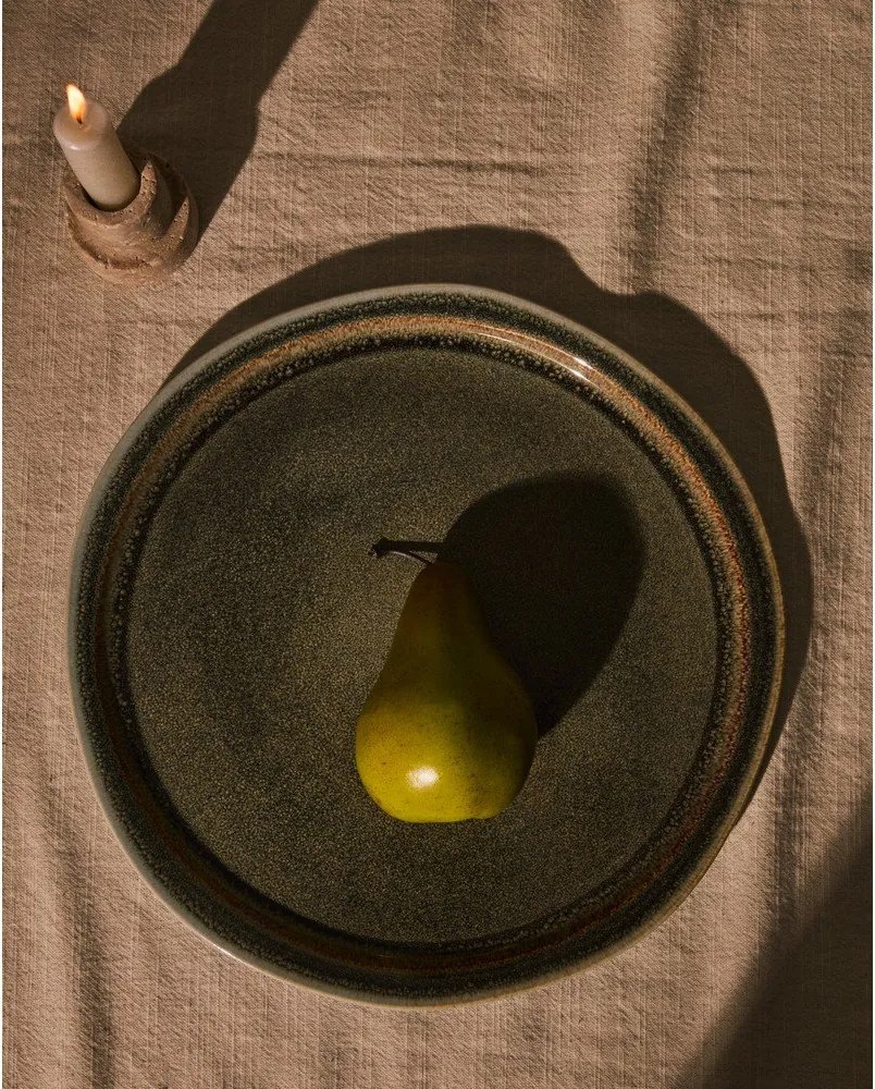 Szürke kerámia tányér ø 28 cm Coval – Kave Home