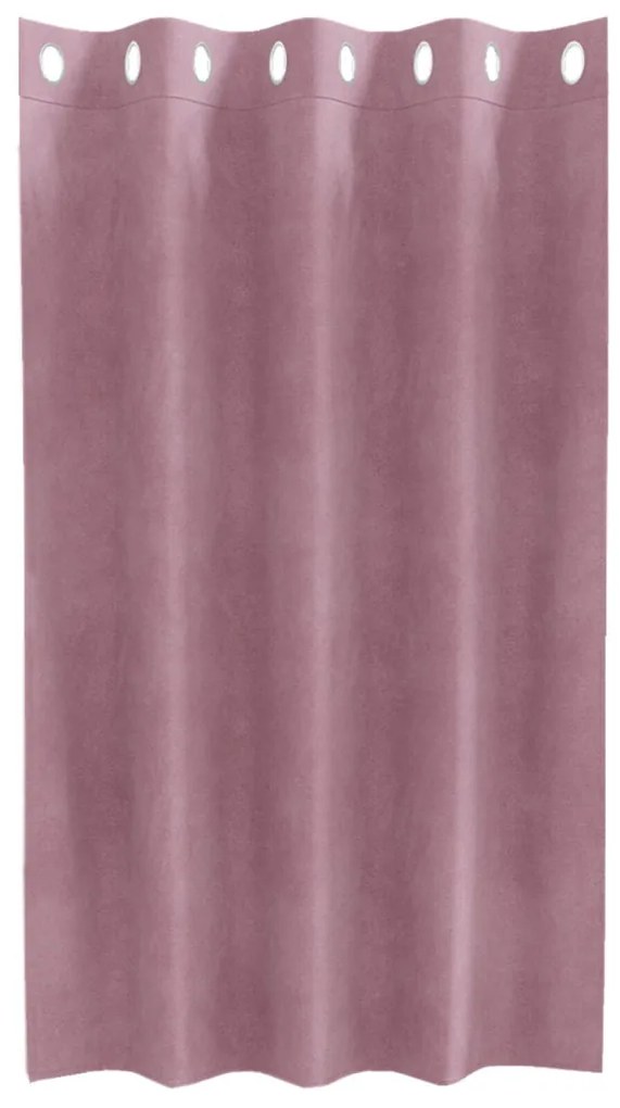 Függönyök 2 pcs Sötét rózsaszín 140 x 140 cm Bársony