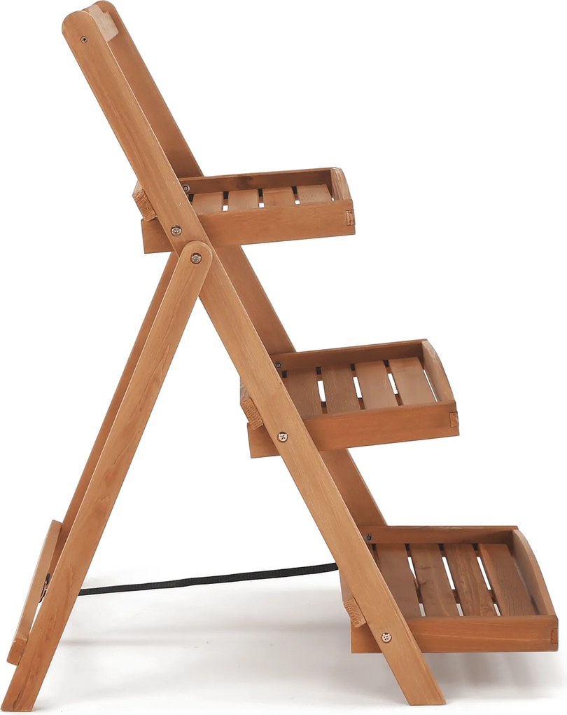 Polcállvány, 3 polcos, égerfa, IMPERO