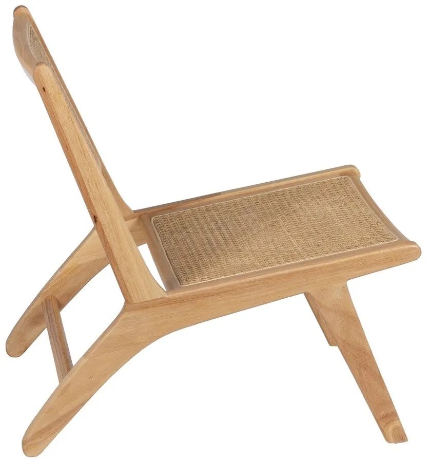 Natúr színű szövött fotel – Ixia