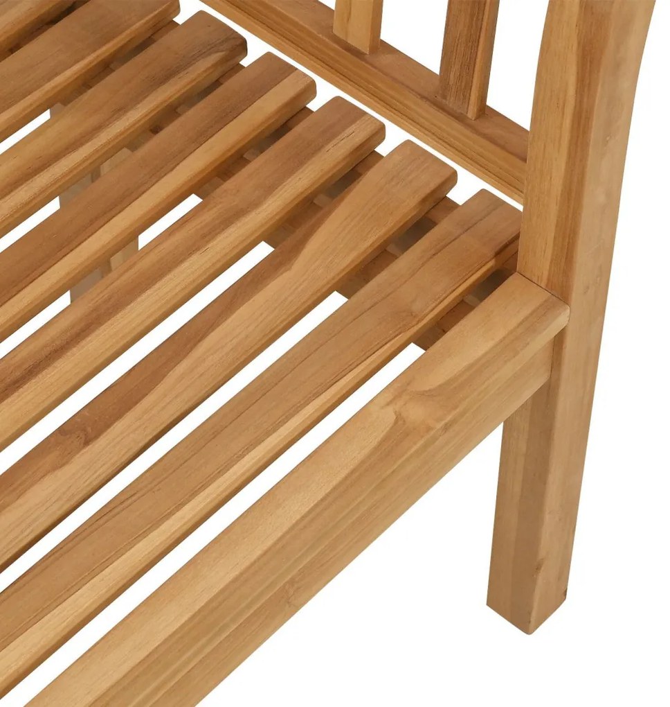 Kerti Pad 120x53.5x85 cm Tömör Tíkfából