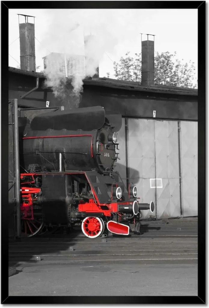 Poszterek keretben 40x60 Gőzmozdony Ol 49-69