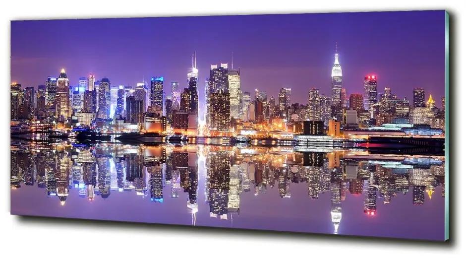 Fali üvegkép Manhattan new york city cz-obglass-125x50-52706281