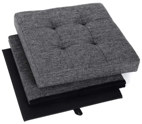 Puff SULTAN 38 x 38 cm szürke