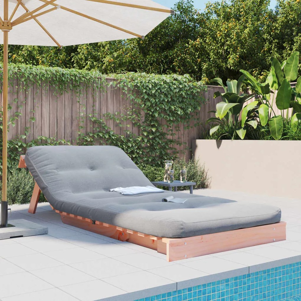 tömör duglászfenyő futon kanapéágy matraccal 80 x 206 x 11 cm