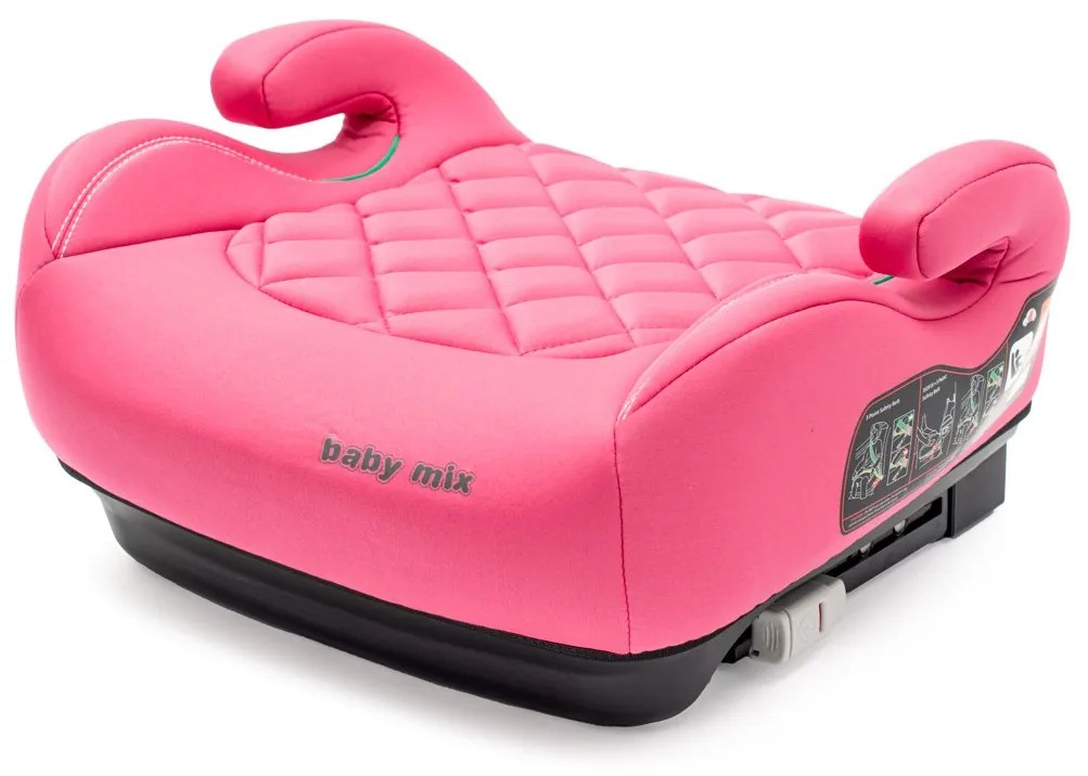 Autós ülésmagasító BABY MIX HERO Plus ISOFIX I-SIZE pink