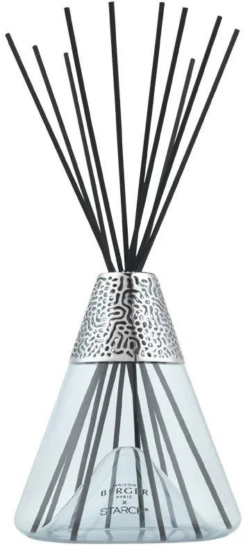 Starck pálcás diffúzor töltettel 0,4l Peau de Pierre/Stone bőr szürke - Maison Berger Paris