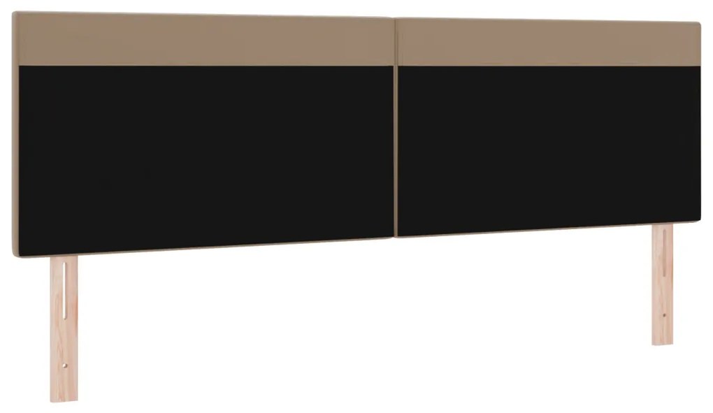 Fejtámla LED -es lámpákkal fejtámlával Cappuccino 180 cm PVC