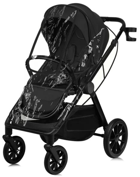 Lionelo - LAYLA 3 az 1-ben kombinált babakocsi Black Onyx