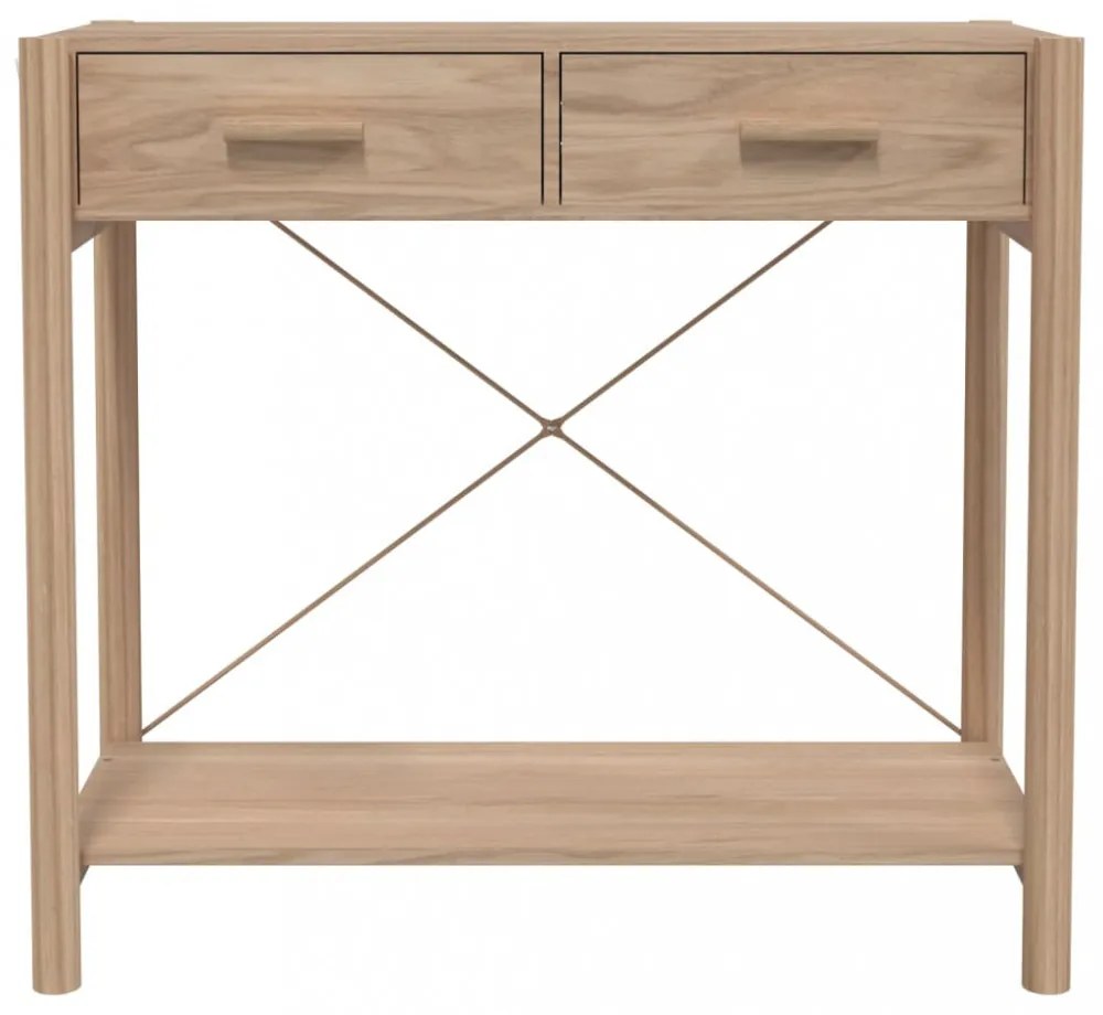 Szerelt fa tálalóasztal 82 x 38 x 75 cm