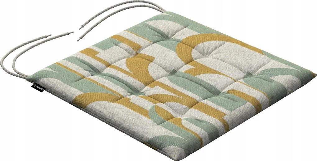 Károly székpárna 40x40 menta-sárga