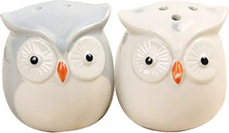 Só- és borsszóró bagoly gadget ajándék dekoráció fűszerek