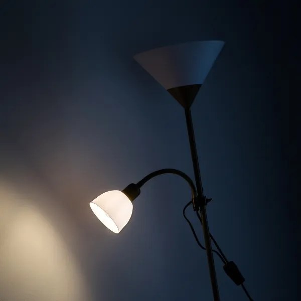 Brilagi - ARIANA állólámpa 1xE27/100W/230V + 1xE14/25W aranyszínű