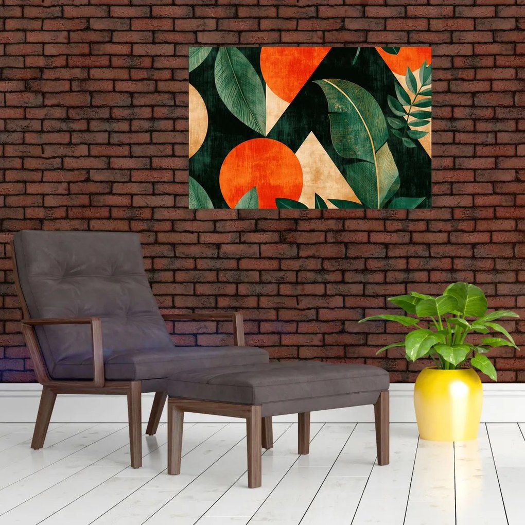 Kép - Geometrikus természeti minták II. (90x60 cm)