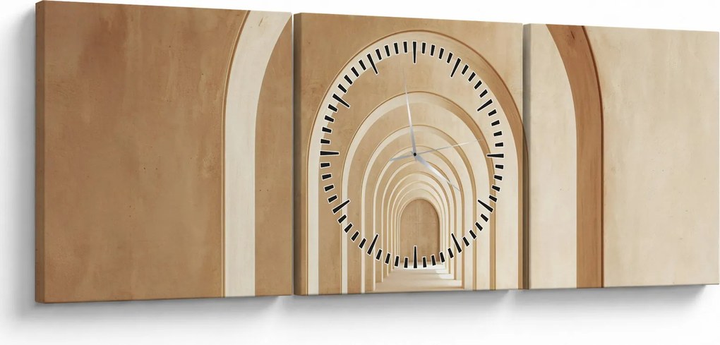 Kép - Bézs átjáró (órával) (90x30 cm)