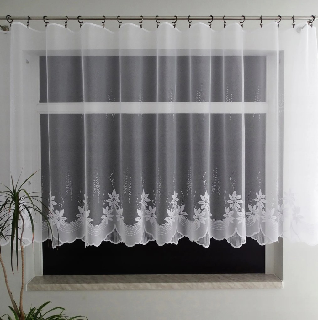 Mg Függöny 30441H Fehér 250x85cm kész G szalaggal