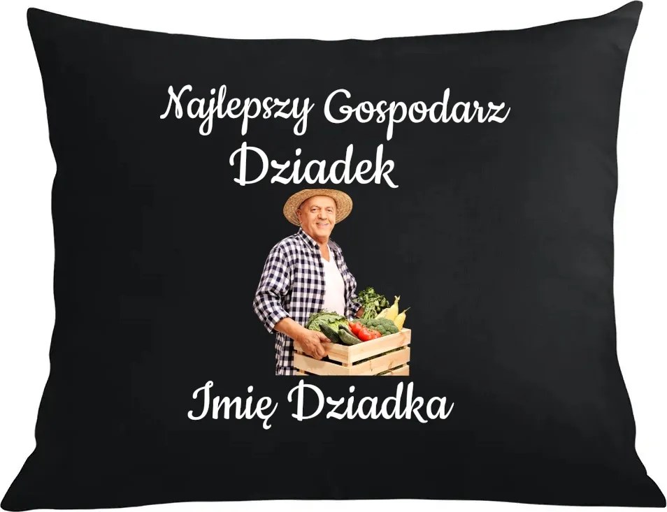 Párna párnahuzat Legjobb Házigazda Nagypapa +Nagypapa neve Nagypapa napja