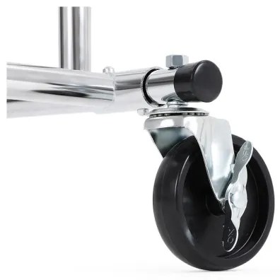 Mobil álló kabátfogas LINEA, ezüstszínű