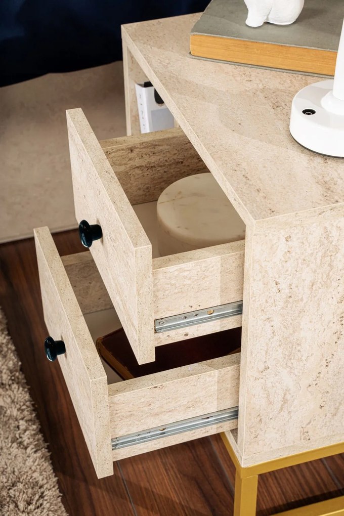 Glimmer - Travertine, Gold