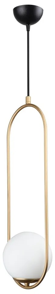 Arch aranyszínű függőlámpa, magasság 146 cm - Squid Lighting