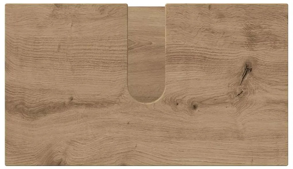 Fürdőszoba bútor szett 3 pcs kézműves tölgy 61 x 35 x 64 cm