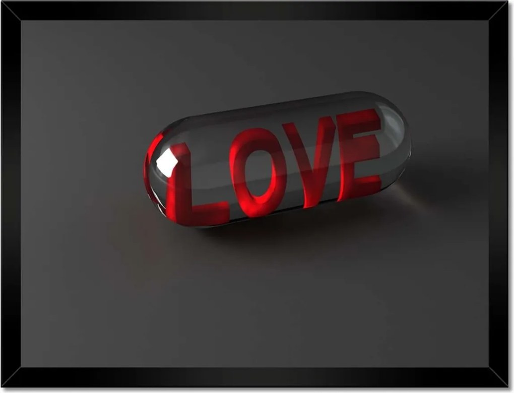 Poszterek keretben 40x30 Nőnap Ajándék Love