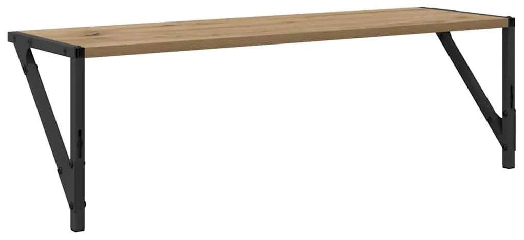 vidaXL Falpolcok 2 pcs Artisan tölgy 80 x 25 x 25,5 cm Faanyag