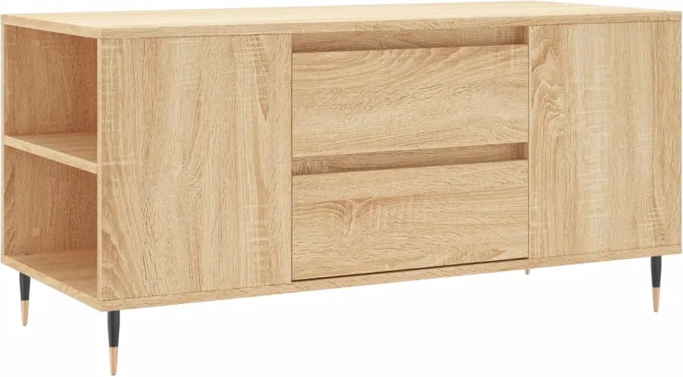 vidaXL sonoma tölgy színű szerelt fa dohányzóasztal 102 x 44,5 x 50 cm