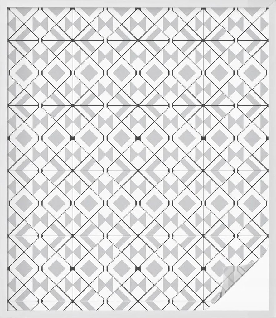 Öntapadós ablakfólia adatvédelem Geometrikus minták 100x116