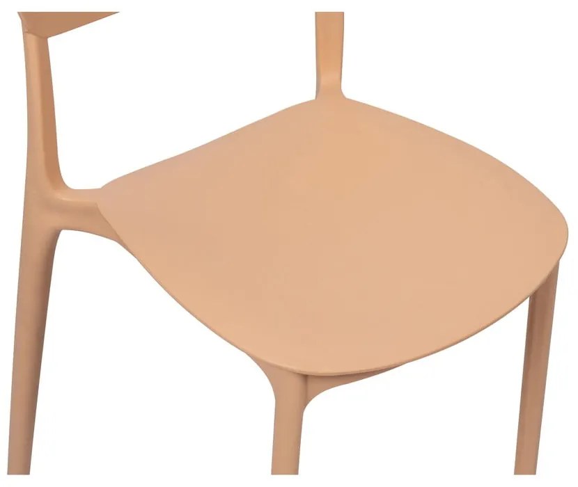 Barackszínű műanyag kerti szék Hébé – Bonami Essentials