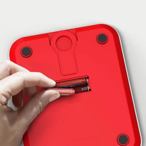 Tefal - Konyhai mérleg OPTISS 2xAAA piros