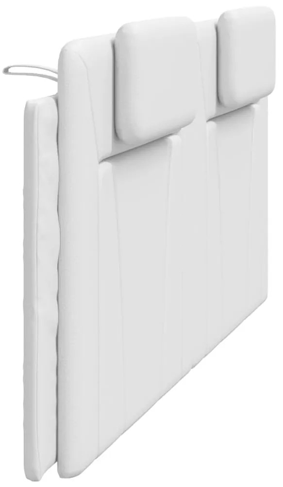 fehér műbőr fejtámla párna Viana 200 cm