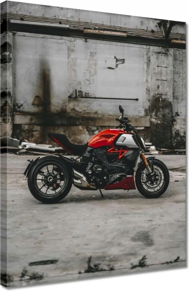 Vászonkép 30x40 Piros Ducati Motorkerékpár